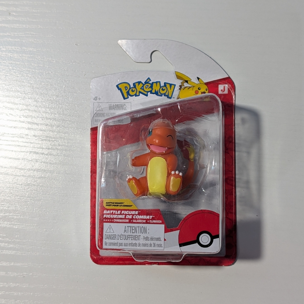 Officially Licensed Pokemon Battle Figure 2” Jazwares Collectible Toy Charmander